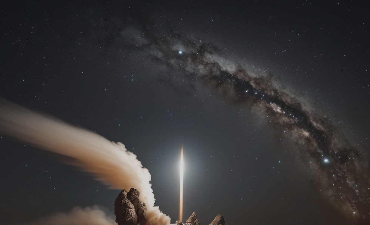 Night launch — DigitalCom RF for flight-test tracking, telemetry and range safety